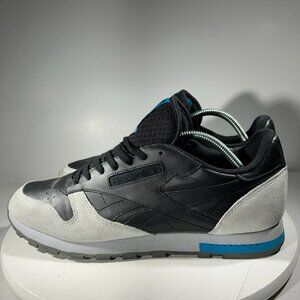 Reebok Classic Mens Size 12 Shoes Leather Suede Casual Fashion Sneakers Black GR